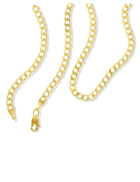 Gargantilla Joyerías Bizzarro de oro 14 K