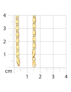 Gargantilla Joyerías Bizzarro de oro 14 K