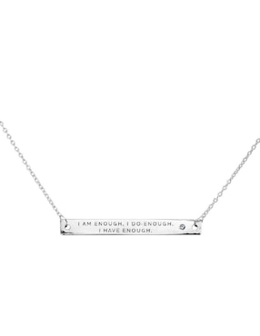 Collar con dije Teresa Díaz Joyería Mexicana Empowerment & Self-Love de plata P 925