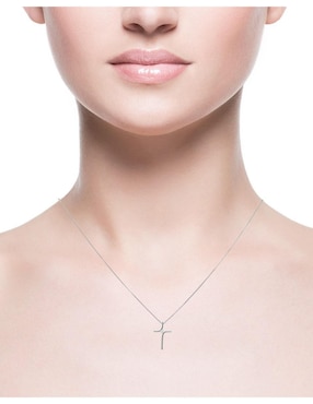 Dije Joyerías Bizzarro de oro blanco 14 K