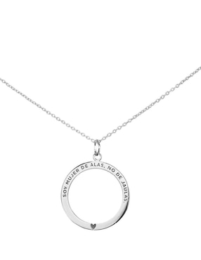 Collar con dije Teresa Díaz Joyería Mexicana Empowerment & Self-Love de plata P 925