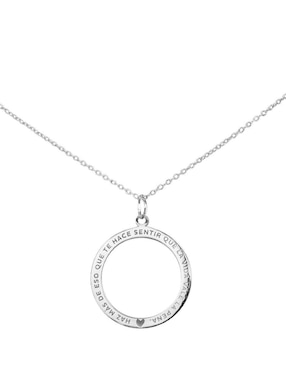 Collar con dije Teresa Díaz Joyería Mexicana Empowerment & Self-Love de plata P 925