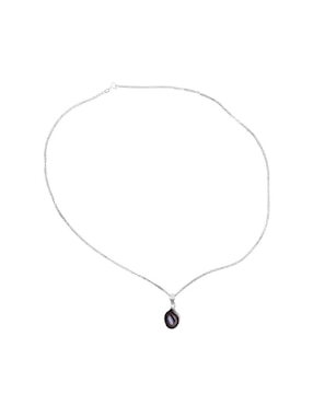 Collar con dije Teresa Díaz Joyería Mexicana Destellos de plata P 925