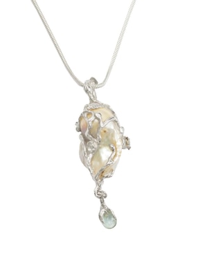 Collar con dije Teresa Díaz Joyería Mexicana de plata P 925