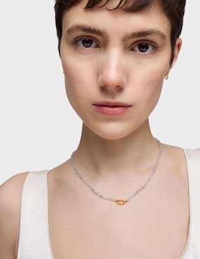 Collar Tous Hold Oval de oro amarillo 18 k