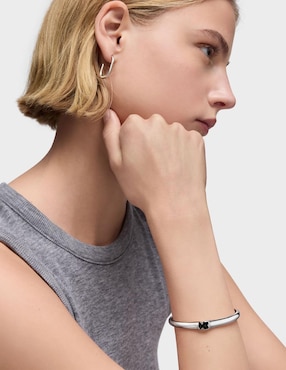 Brazalete Tous de plata con ónix p 925 Icon Color con acabado pulido