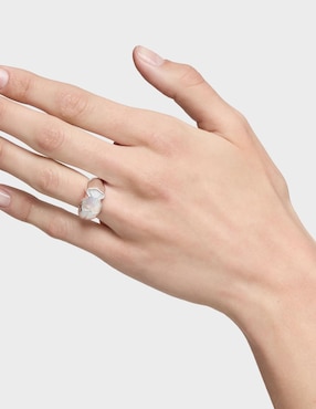 Anillo de oso Tous Icon Color P 925 de plata nácar brillante