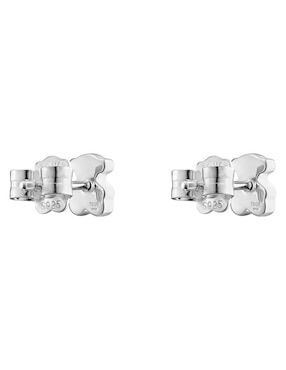 Aretes de oso Oso Tous de plata P 925 con acabado brillante