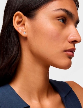 Aretes de oso Oso Tous de plata P 925 con acabado brillante