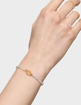 Pulsera Tous de oro 18 K Hold Oval con acabado pulido