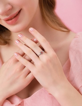 Anillo de corazón Moonberry Eternity Moments P 925 de plata zirconia cúbica brillante