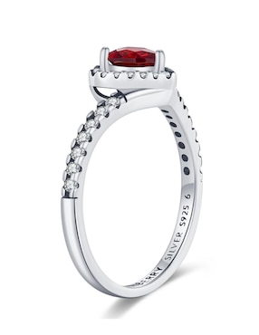 Anillo de corazón Moonberry Eternity Moments P 925 de plata zirconia cúbica brillante