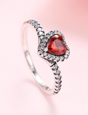 Anillo de corazón Moonberry Eternity Moments P 925 de plata zirconia cúbica brillante