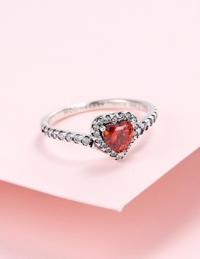 Anillo de corazón Moonberry Eternity Moments P 925 de plata zirconia cúbica brillante