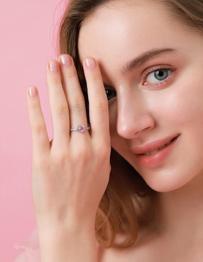 Anillo de corazón Moonberry Eternity Moments P 925 de plata zirconia cúbica brillante