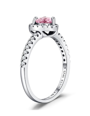 Anillo de corazón Moonberry Eternity Moments P 925 de plata zirconia cúbica brillante