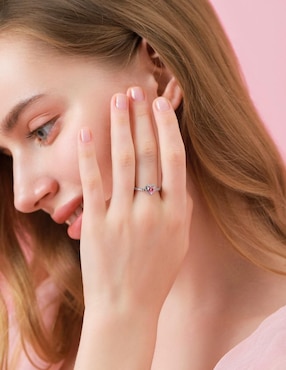Anillo de corazón Moonberry Eternity Moments P 925 de plata zirconia cúbica brillante