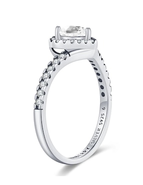 Anillo de corazón Moonberry Eternity Moments P 925 de plata zirconia cúbica brillante