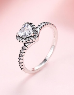 Anillo de corazón Moonberry Eternity Moments P 925 de plata zirconia cúbica brillante