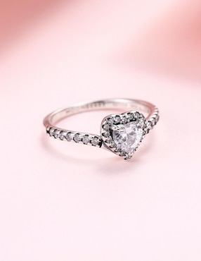 Anillo de corazón Moonberry Eternity Moments P 925 de plata zirconia cúbica brillante