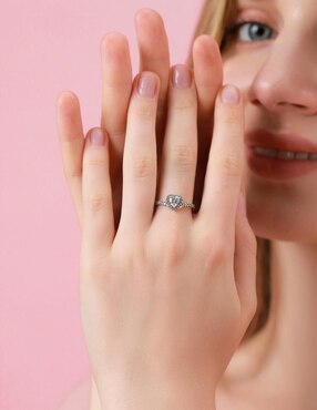Anillo de corazón Moonberry Eternity Moments P 925 de plata zirconia cúbica brillante