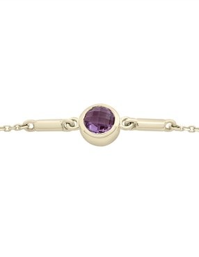 Pulsera Mjj Brilliant Inc de oro 14 K