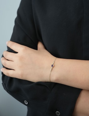 Pulsera Mjj Brilliant Inc de oro 14 K