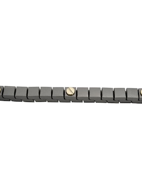 Pulsera Mjj Brilliant Inc de oro 14 K con acabado mate