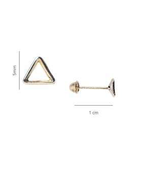 Broqueles triangulares Mardía de oro