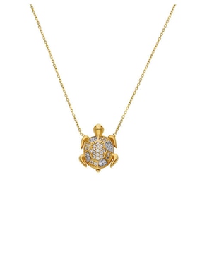 Gargantilla de tortuga Joyerías Bizzarro de oro 14 K
