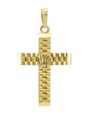 Dije de cruz Cristal Joyas de oro 14 K
