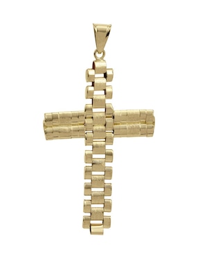 Dije de cruz Cristal Joyas de oro 14 K