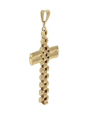 Dije de cruz Cristal Joyas de oro 14 K