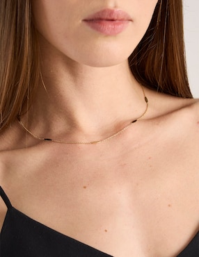 Collar Unoaerre de oro 14 K