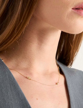 Collar Unoaerre de oro amarillo 14 K
