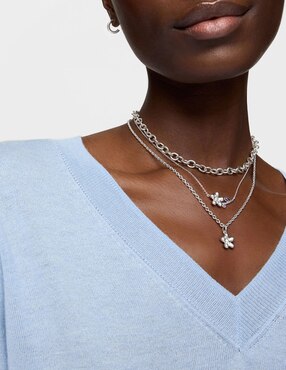 Collar de flor Tous Daisy de plata P 925