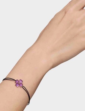 Pulsera Tous de oro amarillo con amatista 18 k Daisy