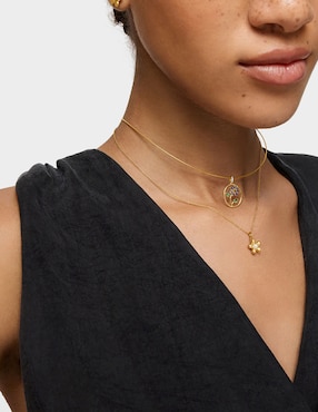 Dije de flor Tous daisy de oro amarillo 18 K
