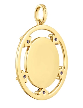 Dije circular Tous basics de oro amarillo 18 K