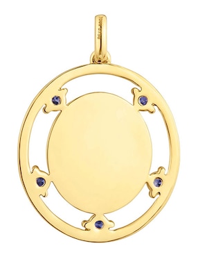 Dije circular Tous basics de oro amarillo 18 K
