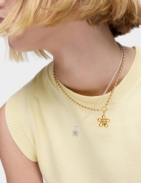 Collar de flor Tous Daisy de plata P 925