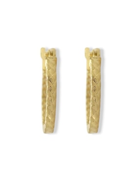 Arracadas Bijoux Fp de oro con acabado brillante