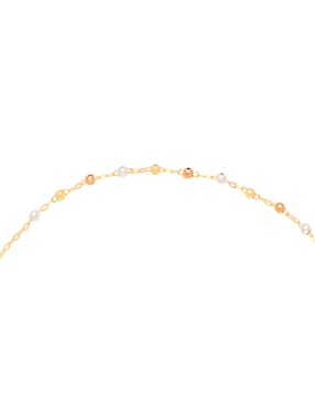Gargantilla Dinasti de oro florentino 14 K