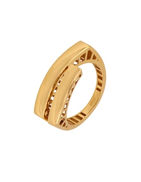 Anillo Dinasti 14 k de oro amarillo pulido