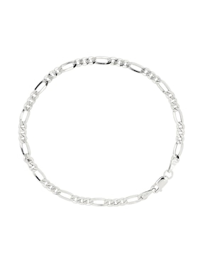 Pulsera Dinasti de oro blanco 14 K
