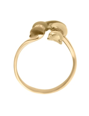 Anillo de gato Fianelli Erol 14 k de oro diamante brillante