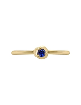 Anillo Fascinare Rady 14 k de oro zafiro brillante