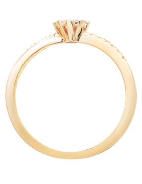 Anillo Riccardo Orsato 14 k de oro diamante pavé