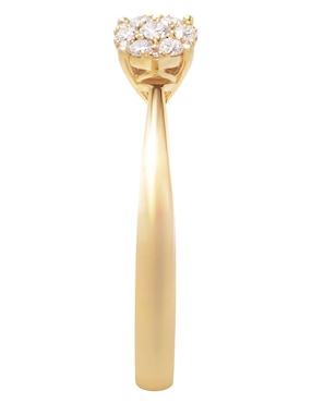 Anillo Riccardo Orsato 14 k de oro diamante pavé
