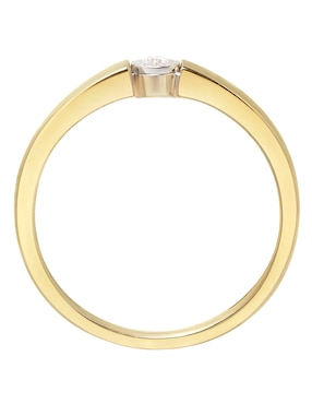 Anillo Riccardo Orsato 14 k de oro diamante pulido